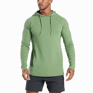 Francés Terry algodón poliéster en blanco Essentials sudaderas con capucha personalizadas para hombres sudaderas recortadas - Product Image 4