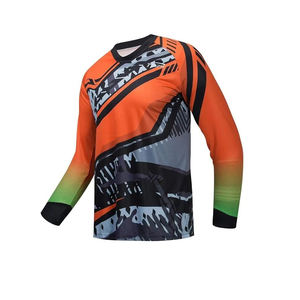 Maillot de motocross à manches longues en polyester de haute qualité, design optimal, 100% polyester, personnalisable - Product Image 1
