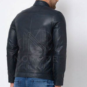 Wholesale Customized Made Men <b>Leather</b> <b>Jacket</b> <b>Long</b> Sleeves Street Wear <b>Leather</b> Winter <b>Jacket</b> For Men - Product Image 5