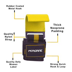 Muñequeras acolchadas de neopreno de 7mm de alta resistencia personalizadas, correas de gimnasio transpirables para soporte de levantamiento de pesas para hombres y mujeres - Product Image 3