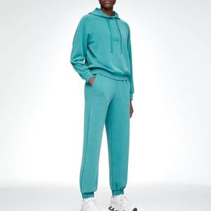 ชุดวอร์มใส่ได้ทั้งชายและหญิงสำหรับฤดูหนาวอินเทรนด์เอวยางยืดผ้าฝ้าย100% ระบายอากาศได้ดีปรับแต่งโลโก้ได้ตามต้องการ - Product Image 6