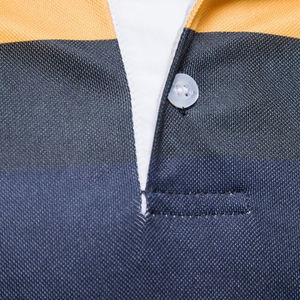 Polo clásico de algodón de manga corta con logotipo personalizado bordado, transpirable, informal, apto para hombres, estilo de ropa de trabajo - Product Image 2