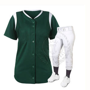 Uniformes de Softbol Transpirables de Primera Calidad, 100% Poliéster, Material Duradero, Colores y Logotipo Personalizables para Mujer - Product Image 1