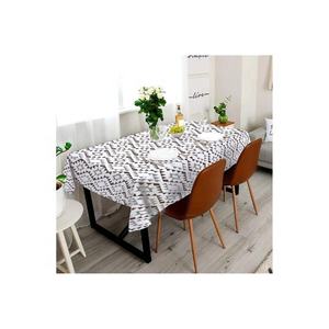 Mantel de Lujo Personalizable, Cuadrado, Bordado, Elegante, de Algodón Orgánico, Antiarrugas, Antidecoloración e Impermeable, para Banquetes de Boda - Product Image 1