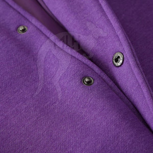 Premium Quality Customized Logo Men's Letterman <b>Jacket</b> Stand Collar 100% Cotton Vintage Winter Fashion Clothing Featuring <b>Long</b> - Product Image 6