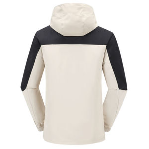 Veste de Pluie Aqua Shield en Nylon Enduit Haute Performance avec Fermeture à Glissière Style de Rue Motif Lâche Imperméable et Respirant - Product Image 4