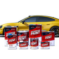 Usine à bas prix 1K solide perle voiture peinture spécial bleu pulvérisation liant résine acrylique liquide revêtement peinture mélange mastic diluant
