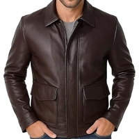 Nouvelle Veste en Cuir Véritable pour Homme – Tendance Streetwear, Confortable, Imperméable et Coupe-Vent
