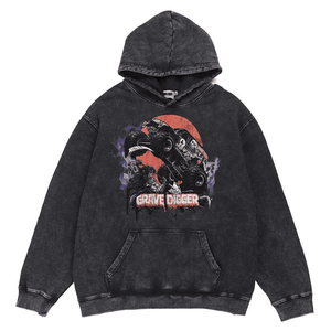 Qualité supérieure hommes robuste confort café éponge goutte épaule Europe amérique surdimensionné lavage à l'acide unisexe hiver numérique - Product Image 4