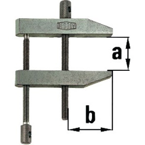<b>Parallel</b> Screw <b>Clamp</b> PA 116mm Clamping Width 72mm Throat Depth for BESSEY - Product Image 1