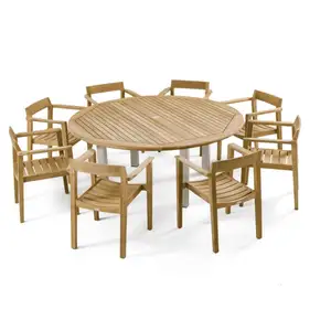 Horizon Vogue Teak Dining Set for 8 Chair