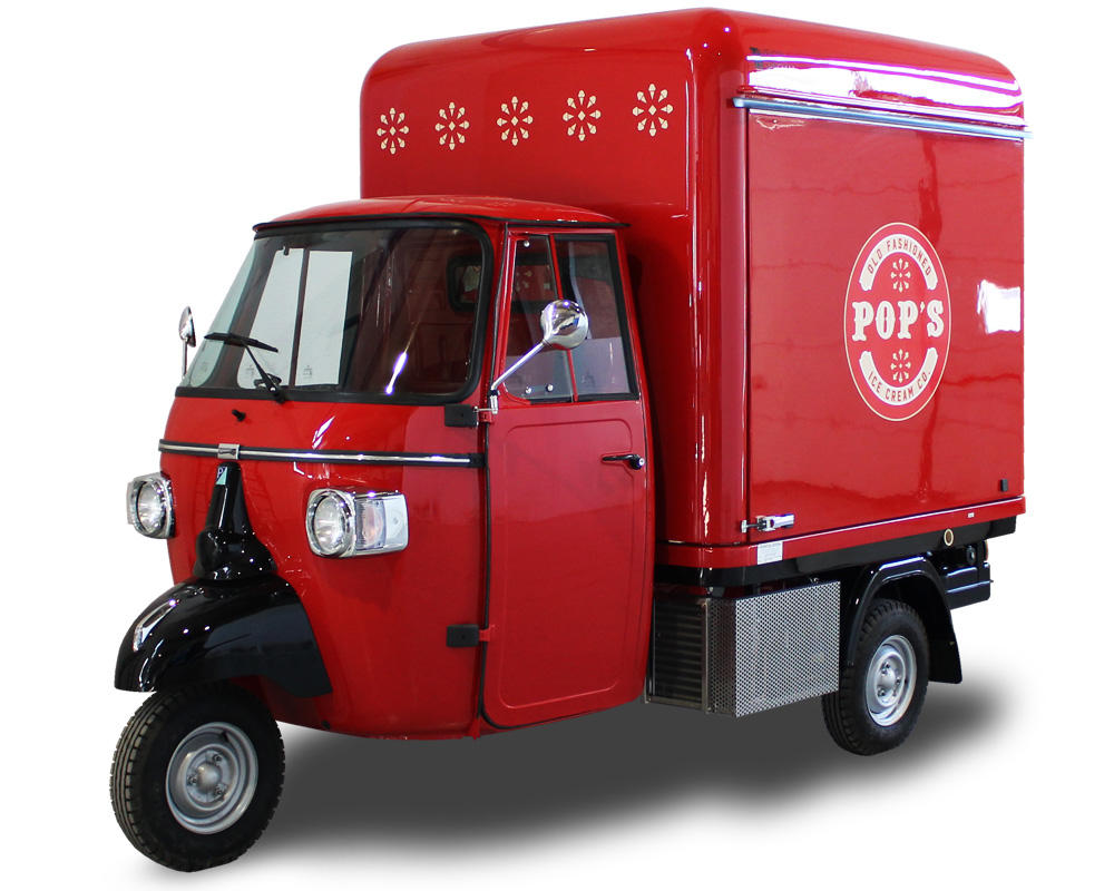 Best Selling Piaggio Ape Wheeler Passenger Tricycle Open Body Type