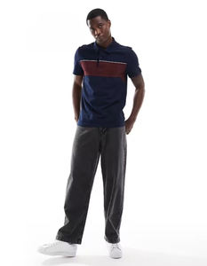 Golf de primera calidad para hombres, camisas de polo, 100% algodón, trabajo de negocios para camiseta de polo con logotipo bordado personalizado, tela de punto de verano - Product Image 3