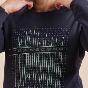 Sweat-shirt d'hiver pour homme en polaire uni, coupe décontractée, décontracté, pour le week-end et la rue, écologique, respirant, mélange polyester/coton - Product Image 6