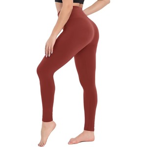 Mallas de cintura alta para mujer, compresión, transpirables, suaves, elásticas, para Yoga, gimnasio, correr, Fitness, entrenamiento, pantalones deportivos, ropa deportiva - Product Image 1