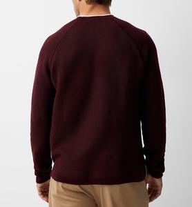 Pull d'hiver respirant en coton et laine avec logo personnalisé en tricot pour hommes à bas prix - Product Image 3