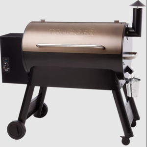 เตาปิ้งย่าง Traeger Pro Series 34 Barrel Pellet Grill รุ่นใหม่ล่าสุด สีบรอนซ์ ปรับความสูงได้ พร้อมแผ่นย่างอะลูมิเนียมชุบสังกะสี - Product Image 1
