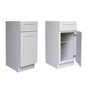 Gabinetes de cocina personalizados de diseño moderno de lujo de alta calidad clásico blanco en forma de L con fregadero gabinete de cocina listo para usar - Product Image 6