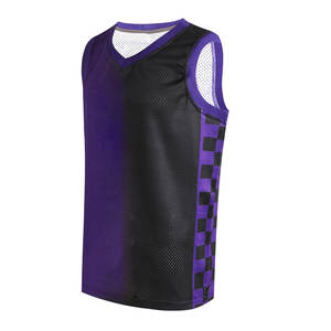 Camiseta de Baloncesto Personalizada, Diseña Tu Propio Logotipo, Impresión por Sublimación Digital, Reversible, Talla Grande, Unisex - Product Image 1