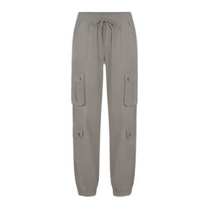 Pantalones Casuales de Trabajo para Mujer, Cierre con Cordón, Secado Rápido, Transpirables, de Lona Lisa, 100% Algodón, Cintura Media - Product Image 1