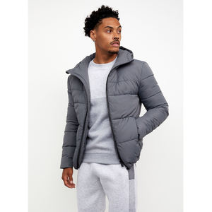 Chaqueta acolchada personalizada de la mejor calidad para hombre, abrigo de invierno brillante con cuello levantado, estilo promocional de moda - Product Image 1