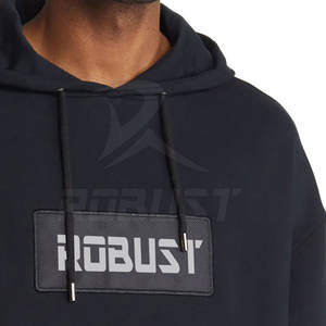 Venta caliente Nueva llegada Hombres Drop Shoulder Hoodies Estilo único Transpirable Sudaderas con capucha de gran tamaño - Product Image 4