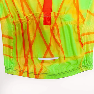 Venta al por mayor OEM ODM ciclismo Jersey de secado rápido transpirable ligero sublimado 100% poliéster impreso camisetas de ciclismo - Product Image 6