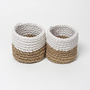 Porte-stylo en rotin naturel biodégradable en gros, organisateur de bureau en jute écologique - Product Image 5