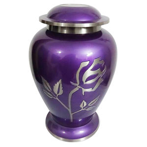 Urnas conmemorativas de metal con estilo moderno para cenizas Joyería de cremación de moda con fecha de nombre personalizada y opciones de mensajes especiales - Product Image 4