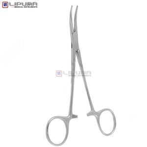 Fórceps hemostáticos CAIRNS Quirúrgico Vascular Curvo 15,0 cm Sujeción arterial Instrumentos médicos delicados - Product Image 6