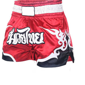 กางเกงขาสั้นมวยไทยขาสั้นสำหรับผู้ชายดีไซน์ล่าสุดแบบปรับแต่งลาย - Product Image 4