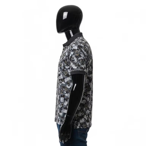 เสื้อโปโลผ้าฝ้ายสแปนเด็กซ์สำหรับผู้ชายเสื้อลำลองผ้ายืดระบายอากาศได้ดีมีปกเสื้อออกแบบโลโก้ได้ตามต้องการ - Product Image 3