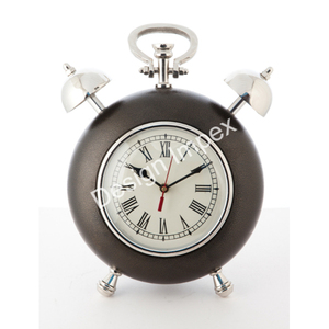 En la fábrica, tarifas razonables, juego de reloj de escritorio de Metal, decoración de oficina, nuevo reloj de mesa personalizado clásico de Metal elegante con logotipo - Product Image 4