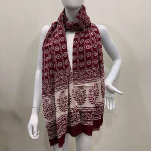 Cotton Dupatta Women Scarf Cotton Scarf <b>Wrap</b> Summer Cover Up Dupatta Soft Breathable Cotton Scarf Traditional Fashion Dupatta - Product Image 1