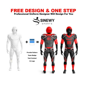 เสื้ออเมริกันฟุตบอลแบบสั่งทำพิเศษ ระบายอากาศได้ดี ไซส์ใหญ่ แขนสั้น สำหรับฤดูร้อน - Product Image 2