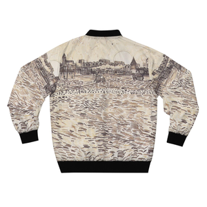 High Quality Custom Sublimation Bomber Jackets Fashion Design Satin Bomber Sublimation Jackets For Men Women - Product Image 6