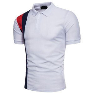 เสื้อโปโลแบบสั่งตัดสำหรับผู้ชายเสื้อโปโลแบบเรียบง่ายผ้ายืดสำหรับฤดูร้อน - Product Image 2