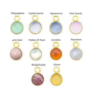 เครื่องประดับอัญมณีขนาดเล็กขนาด6มม. ทำด้วยมือชุบทองแบบมินิมอลใช้สำหรับสร้อยคอจี้ - Product Image 6