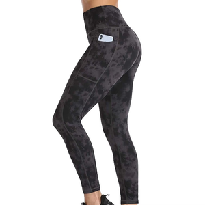 Leggings pour femmes les plus exigeantes pour la salle de sport et les vêtements décontractés Leggings de yoga extensibles anti-rétrécissement fabriqués sur mesure en stock - Product Image 5