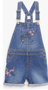 Peto corto vaquero de alta calidad para mujer, lavado ligero, desgastado, estilo Vintage sin esfuerzo, babero, botón general impreso a la moda - Product Image 5