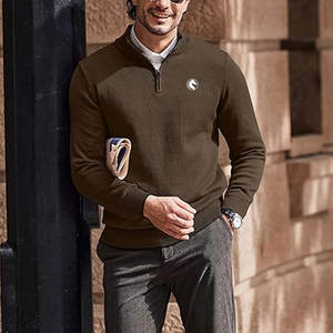 Nouveau stock Pull à fermeture éclair à quantité minimale de commande bas Pull à fermeture éclair à Offre Spéciale quart en matériau durable - Product Image 3