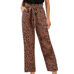 กางเกงยีนส์ขาตรงระบายอากาศได้ดีสำหรับผู้หญิงกางเกงวิ่งกลางแจ้งมีเชือกผูกตามสั่ง - Product Image 3