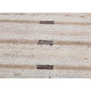 Tapis en laine afghane rayé ivoire Manifest, classique, noué à la main, 9x12, pour salon, idéal pour la décoration des chambres d'adolescents - Product Image 3