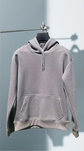 Sudadera con capucha de lana de algodón 100 Heavyeight de 400gsm de gran tamaño para hombre - Product Image 3