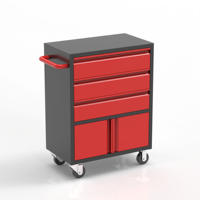 Chariot d'atelier en métal personnalisable OEM avec tiroirs Armoires à outils d'atelier