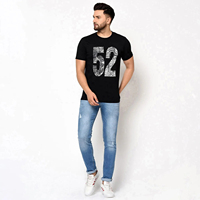 Vente en gros de qualité supérieure, marque de créateur de mode, t-shirt imprimé ample pour hommes, t-shirt de sport décontracté