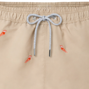 Shorts de Baño Beige para Hombre, Casuales, Ligeros, para Playa o Piscina - Product Image 6