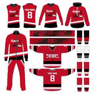 Design Imprimé Maillot de Hockey sur Glace Unisexe Personnalisé Formation Sublimation 100% Polyester Séchage Rapide Nom de l'équipe Personnalisé - Product Image 4