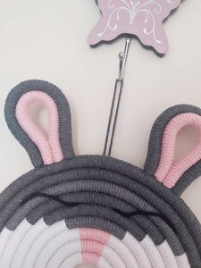 Lindos regalos de Navidad Arco Iris macramé tejido a mano colgante de pared bohemio habitación de niña paredes decoración del hogar - Product Image 4