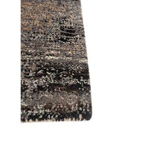 Alfombra Kavi Ivory de Lana y Seda de Bambú Anudada a Mano, Colección Afterglow, Forma Rectangular Abstracta para el Hogar, Pasillo, Eskm-05, Alfombras Jaipur - Product Image 4